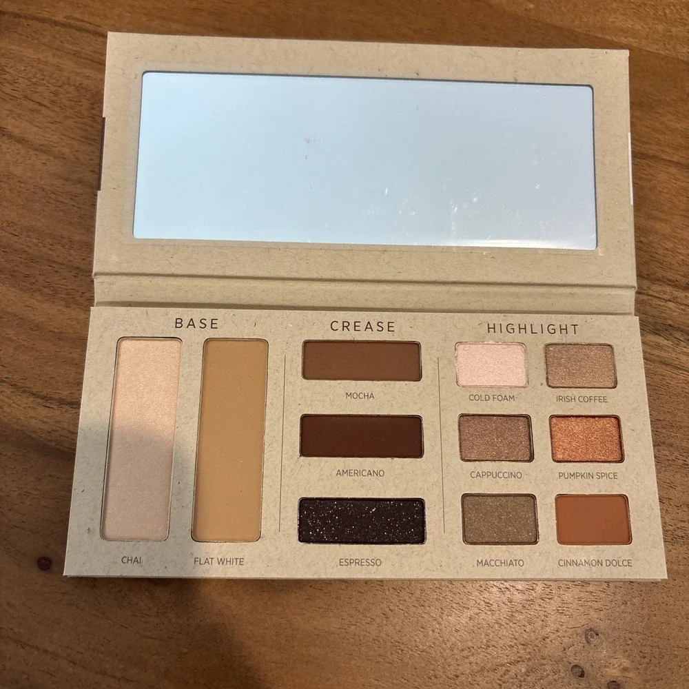 Sei Bella Morning Coffee Eyeshadow Palette Base Crease Highlight